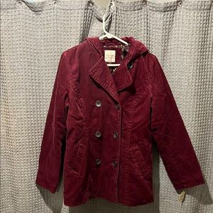 COPY - Women's Burgundy Corduroy Jacket